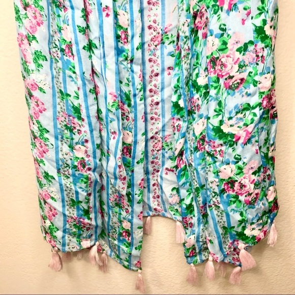 Macbeth collection allisandra floral tassel robe S - Picture 8 of 13